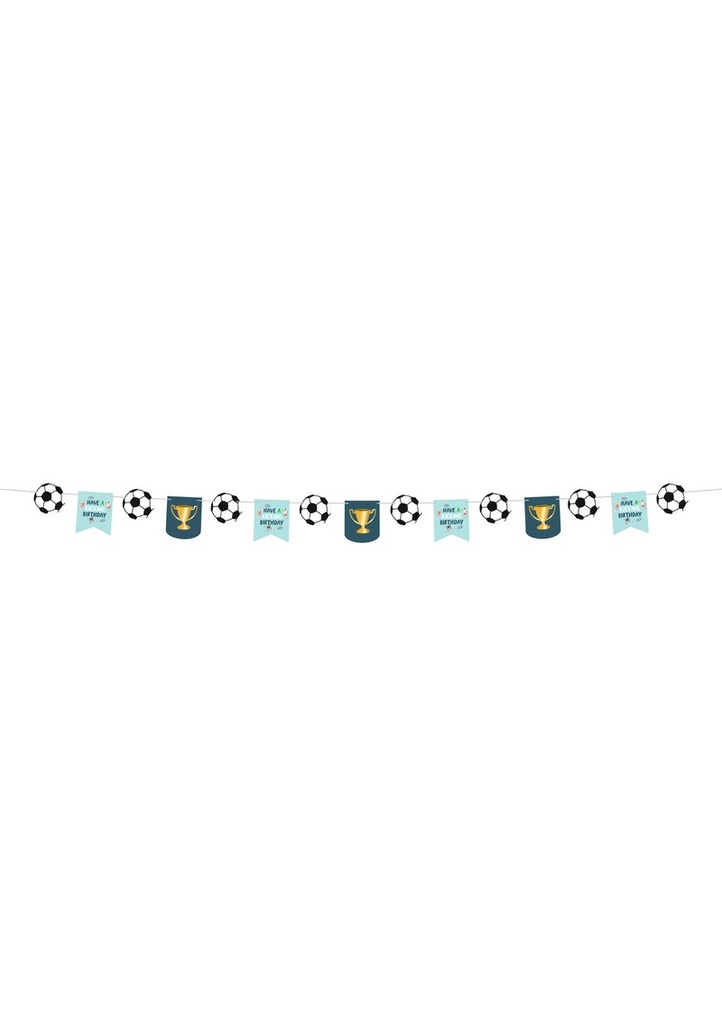 Fantastic Football Party Flag Banner - 6m