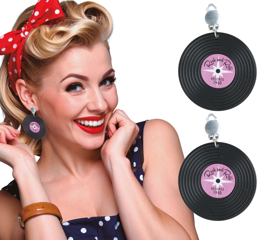 Vinyl Record Earrings 5cm