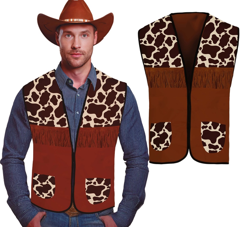 [27519] Cowboy Vest - Adult One Size