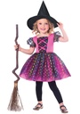 Pink Rainbow Witch Costume - Age 3 to 4 Years