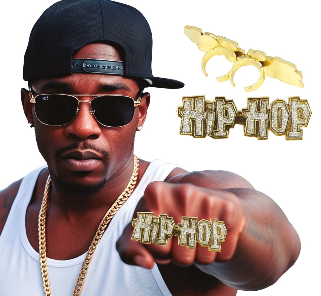 Gold Hip Hop Ring