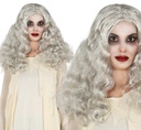 Grey Silver Wavy Wig - Adult One Size