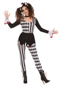Jester Clown Lady Costume - Adult Size Extra Large