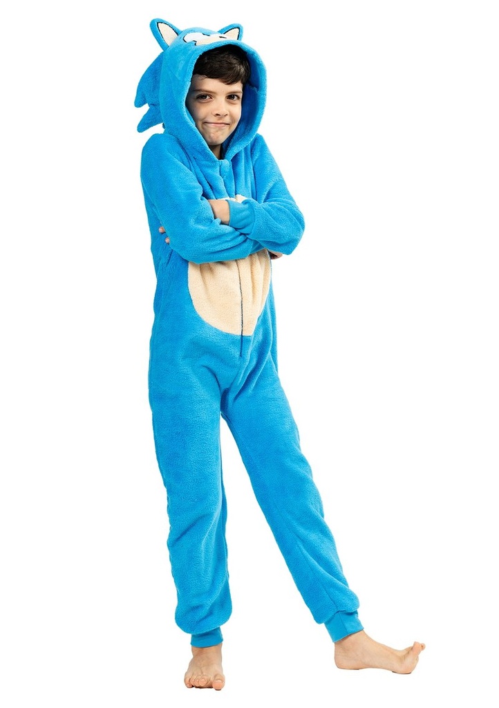Official Licensed Onesie Sonic the Hedgehog Costume - Age 4 to 6 Years