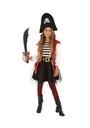 Swashbuckler Pirate Girl Costume - Age 8 to 10 Years