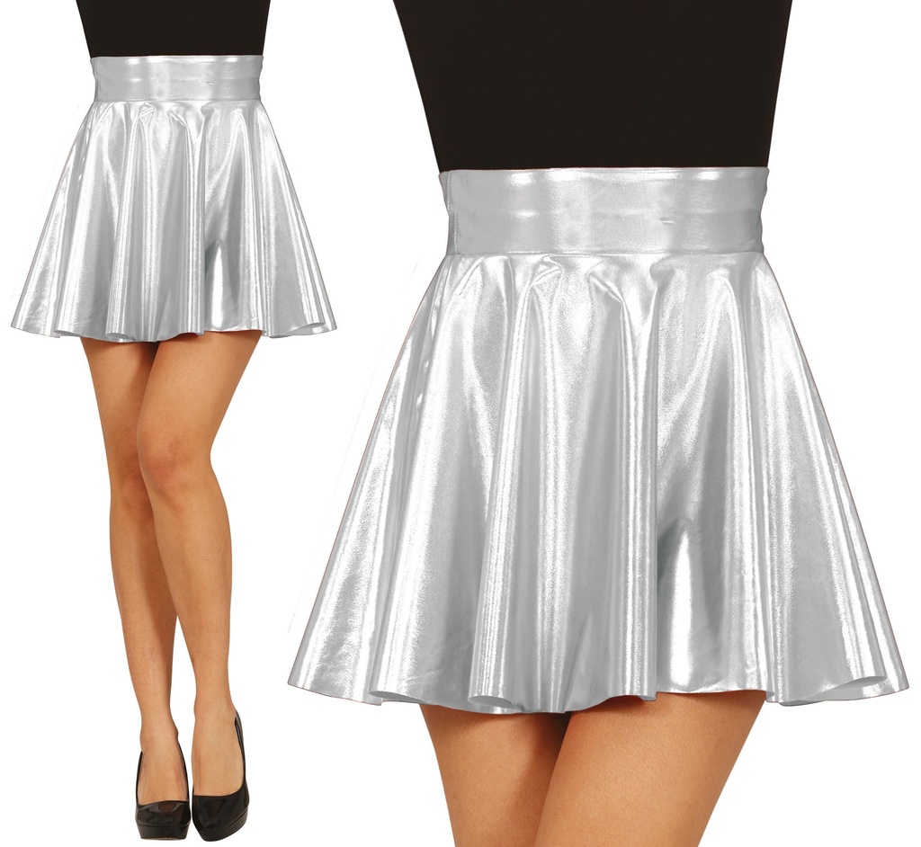 Woman Skirt Silver - Adult Size Medium (38-40)