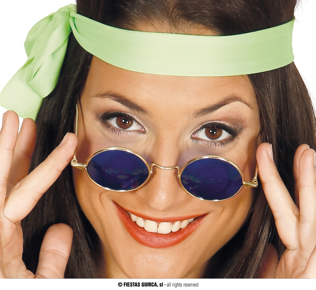 Hippie Glasses Blue