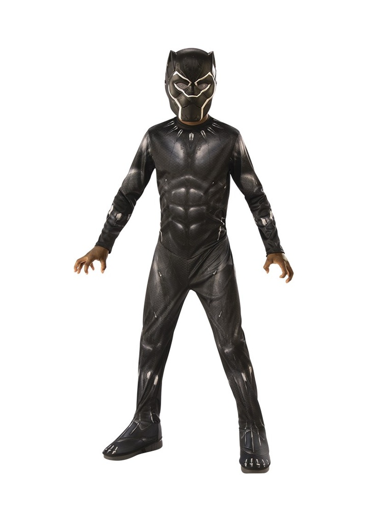 Official Licensed Black Panther Costume (Size M) - Age 5 to 7 Years