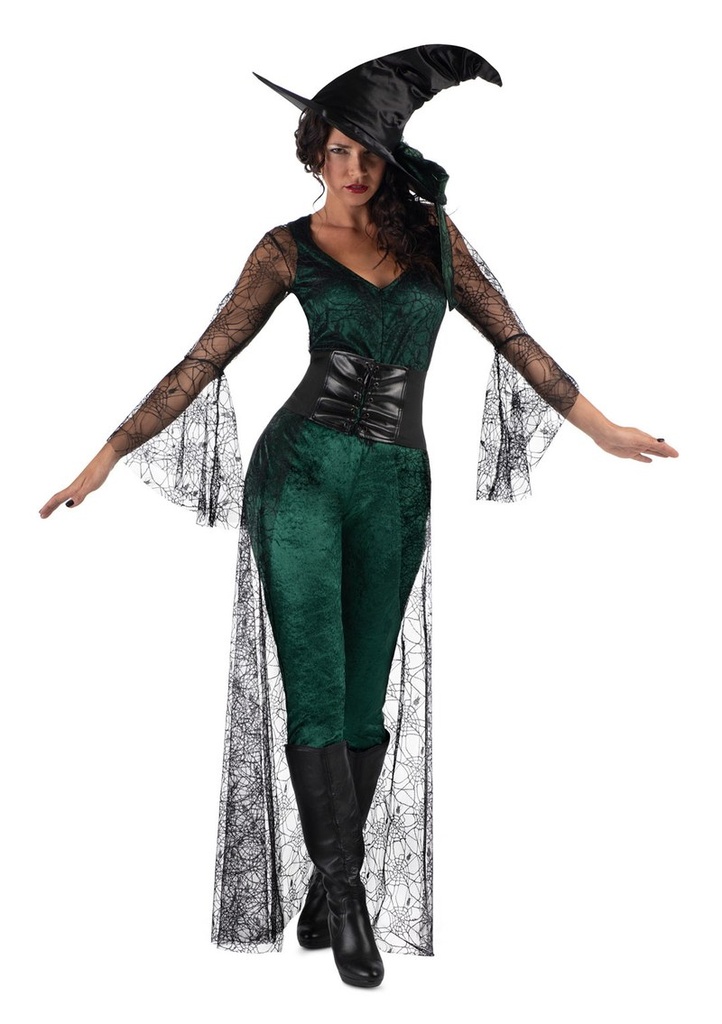 Sexy Green Coven Witch Costume - Adult Size Small