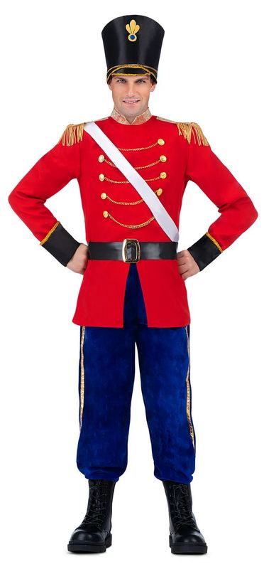 Deluxe Toy Soldier Man Costume - Adult Size Small