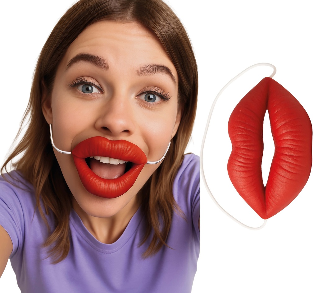 Grotesque Latex Lips