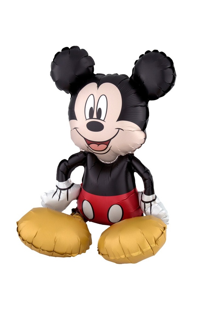 Mickey Mouse Sitter Foil Balloon (Airfill Only) - 45cm x 45cm