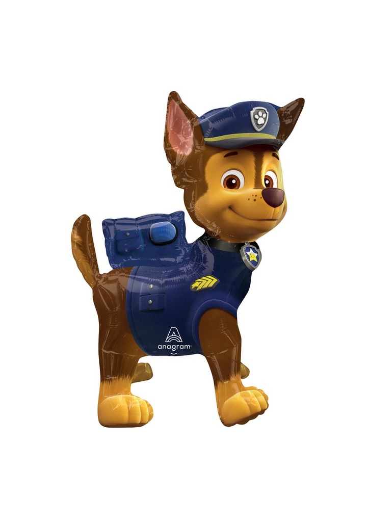 Paw Patrol Chase UltraShape Foil Balloon (Airfill Only) - 45cm x 60cm