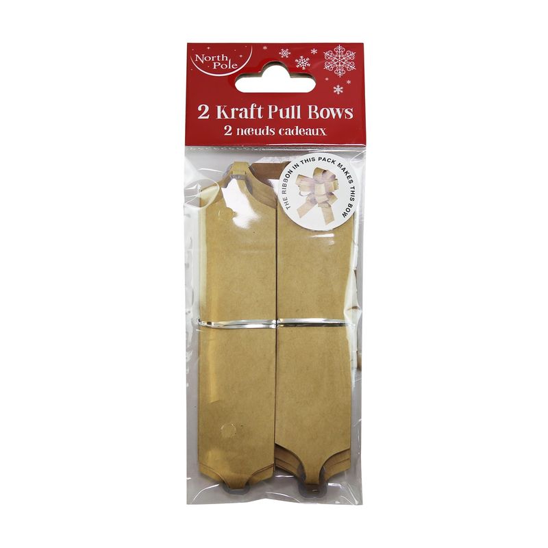 [X-31700-BC] 2 Kraft Pull Bows