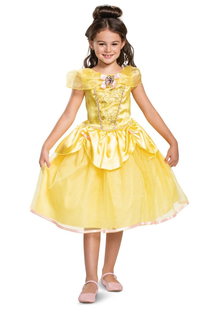 Official Disney License Princess Belle Deluxe (XS) - Age 3 to 4 Years