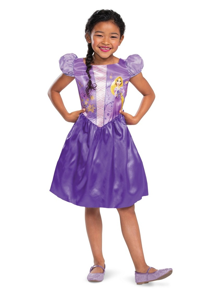 Official Disney License Princess Rapunzel Basic Plus (XS) - Age 3 to 4 Years