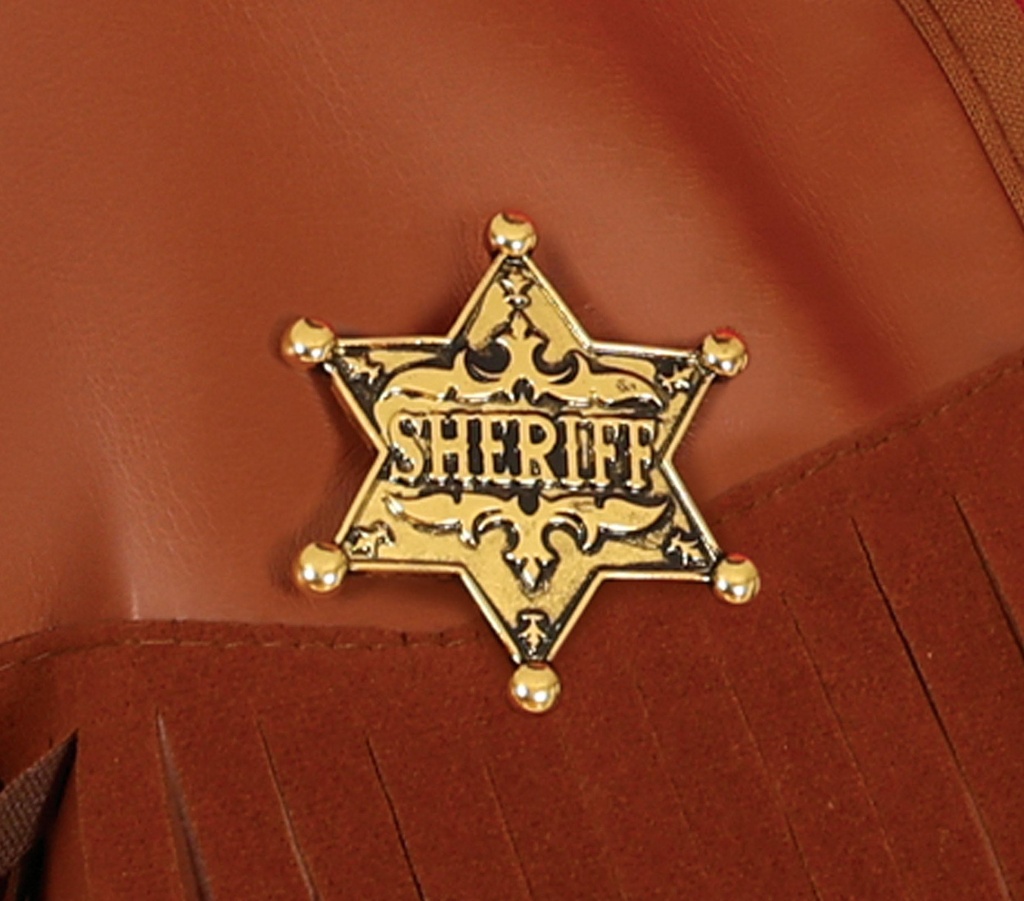 Sheriff Star Metal Badge