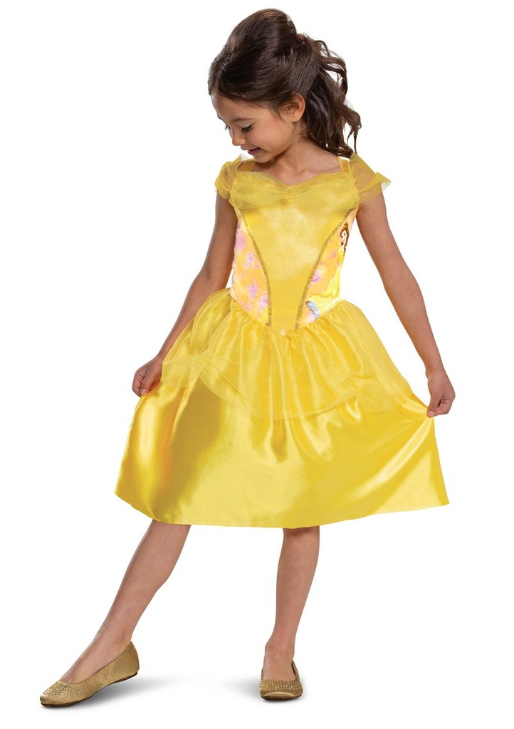 Official Disney License Princess Belle Basic Plus (XS) - Age 3 to 4 Years