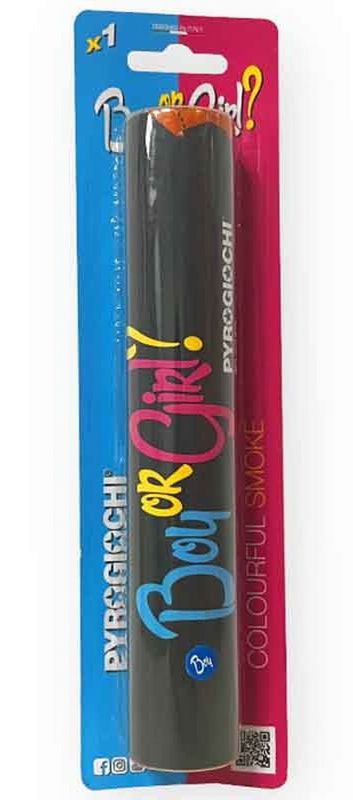 Coloured Smoke Bomb Flare Boy Or Girl - Blue