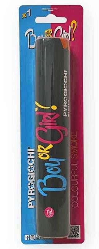 [430625] Coloured Smoke Bomb Flare Boy Or Girl - Pink
