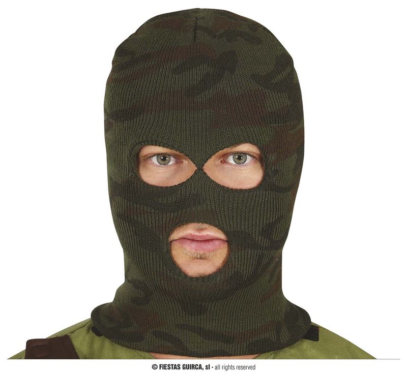 Camouflage Balaclava Ski Mask - Adult One Size