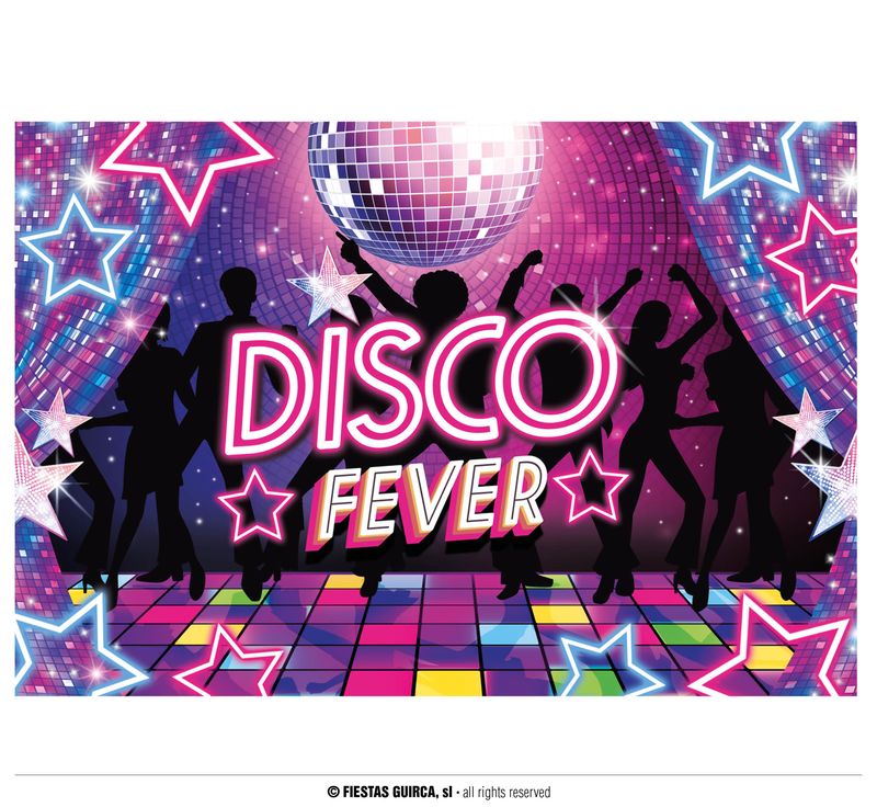 Disco Fever Backdrop - 220x150cm