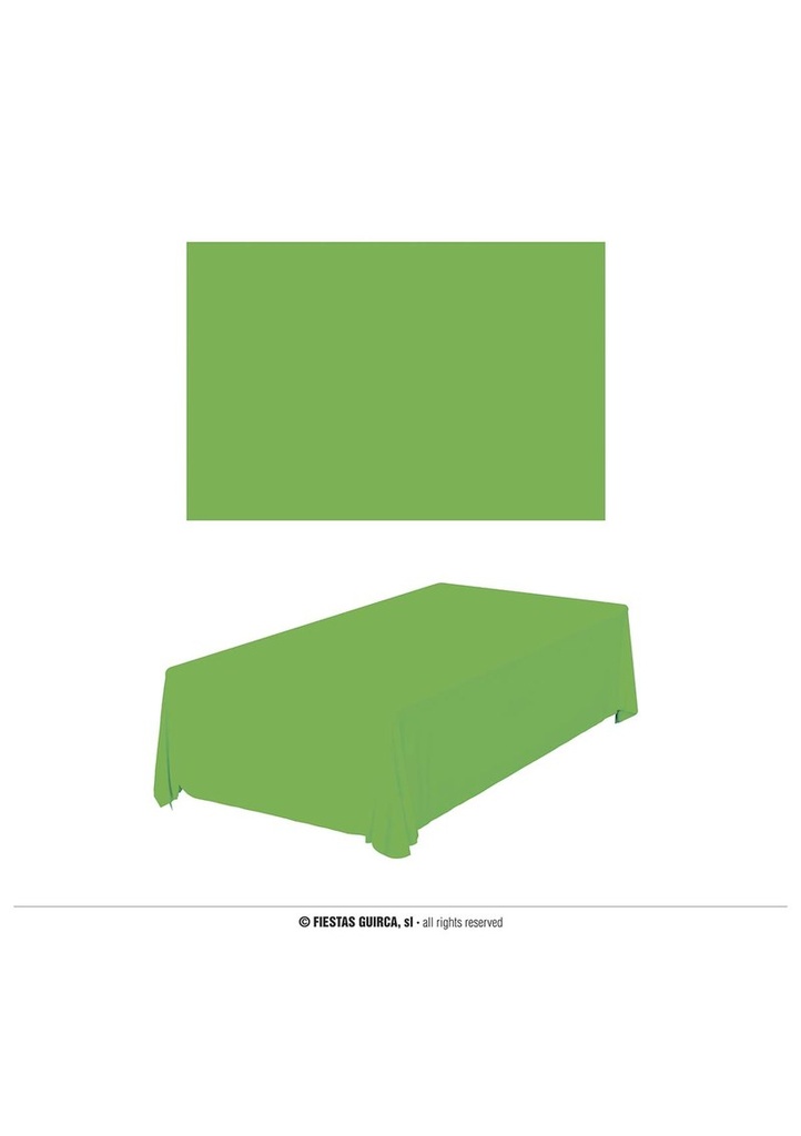 [31052] Neon Green Tablecover - 137x274cm
