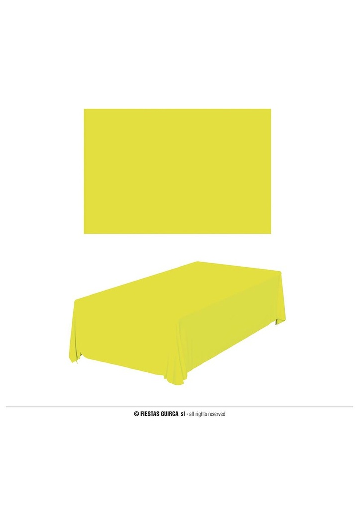 [31040] Neon Yellow Tablecover - 137x274cm