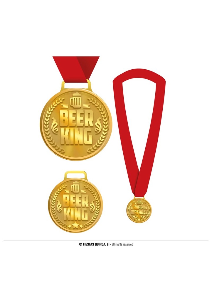 [17547] Medal Beer King