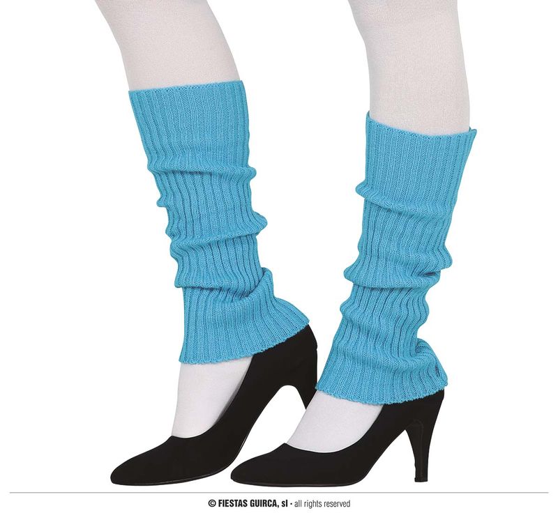 80’s Neon Blue Leg Warmers – Adult One Size