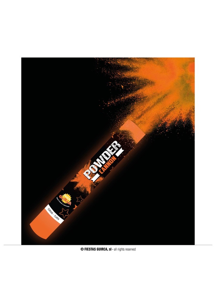 Powder Cannon 30cm - Orange