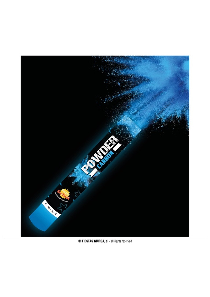 Powder Cannon 30cm - Blue