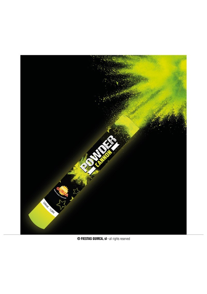 Powder Cannon 30cm - Yellow