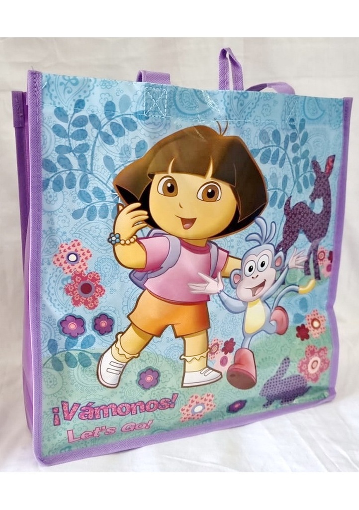 Dora The Explorer Let's Go Reusable Tote Gift Bag – 35×34.5cm