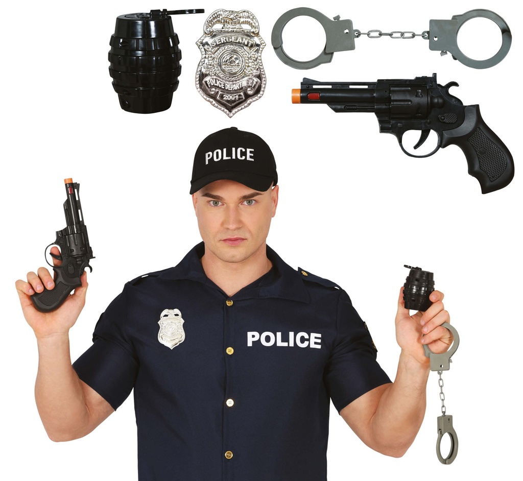 Police Accesory Set 4pcs