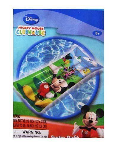 Disney Mickey Mouse Swim Raft 122x48cm - For Age 3+ Years