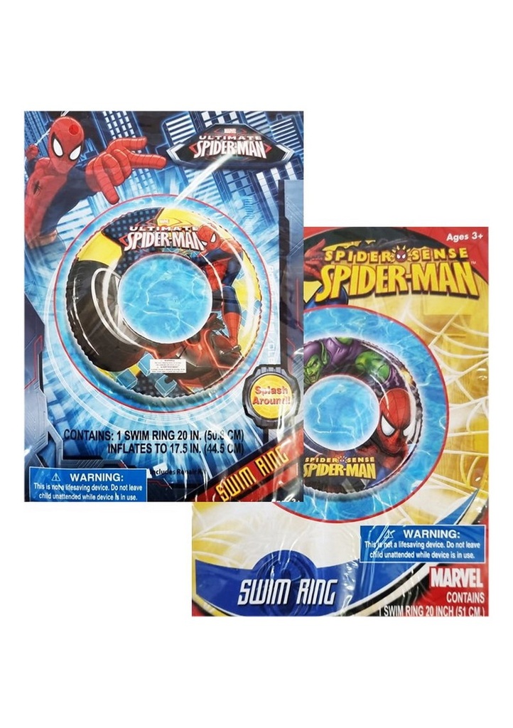 Inflatable Swim Ring Marvel Ultimate Spider-Man (Assorted Design) - For Age 3+ Years