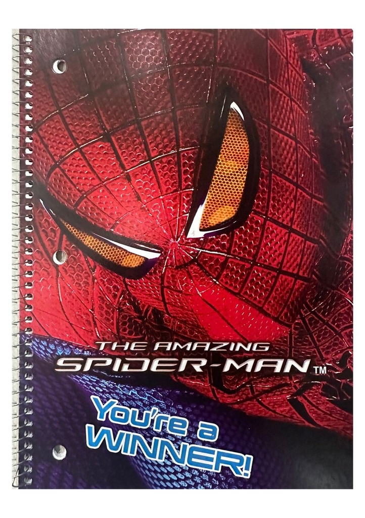 Spider Man Spiral Notebook - 26.5x20cm