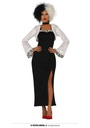Ms Cruella de Vil Costume - Adult Size Medium (38-40)