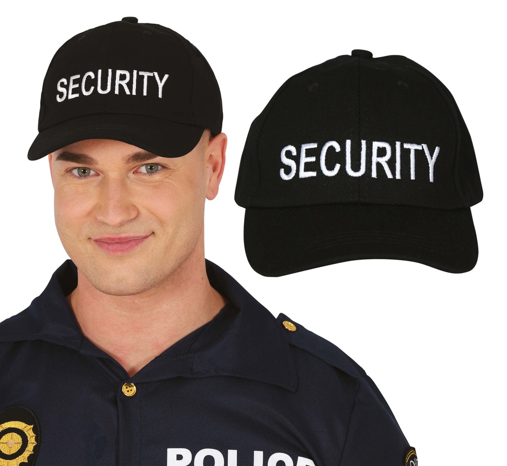 Security Hat Cap - Adult One Size