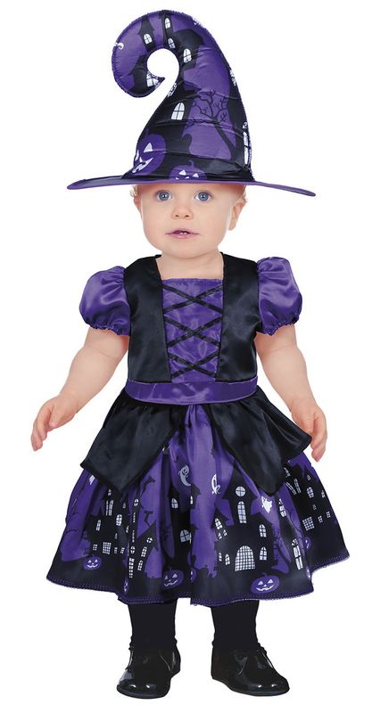 Cute Purple Witch Costume - Age 18 to 24 Months