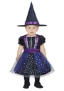 Starred Baby Witch Costume - Age 12 to 18 Months