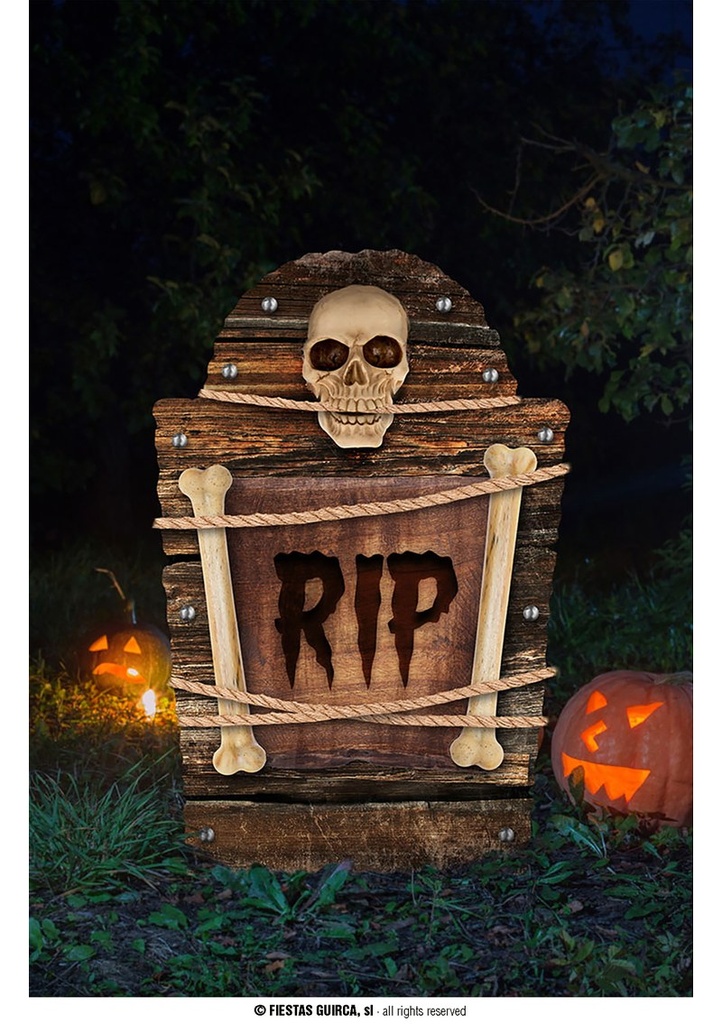 Halloween Tombstone Rip - 56cm -