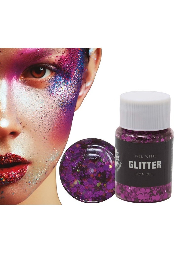 Guirca Glitter Gel Pot 20g - Purple