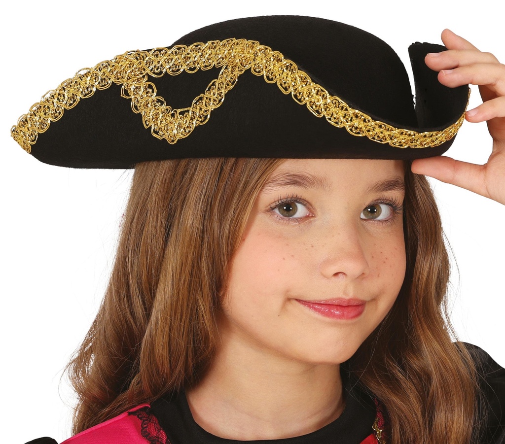 Pirate Captain Admiral Felt Hat - Child One Size
