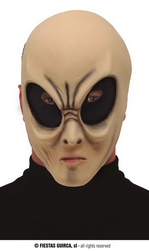 [2954] Alien Latex Mask - Adult One Size