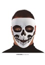 Halloween Black & White Skeleton Mask - One Size