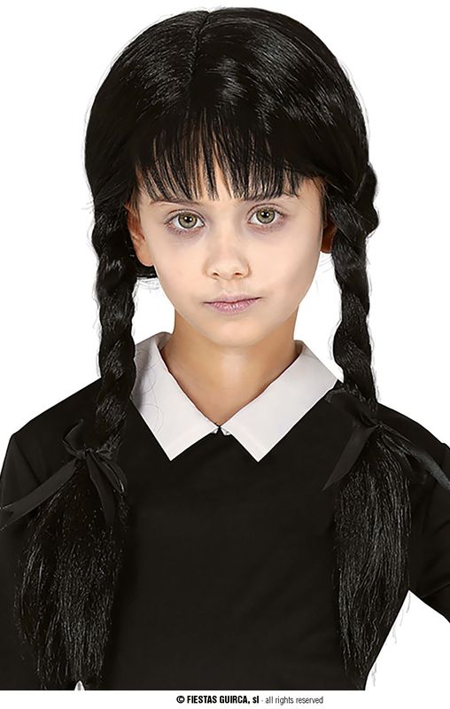Black Wednesday Braid Wig - Child One Size