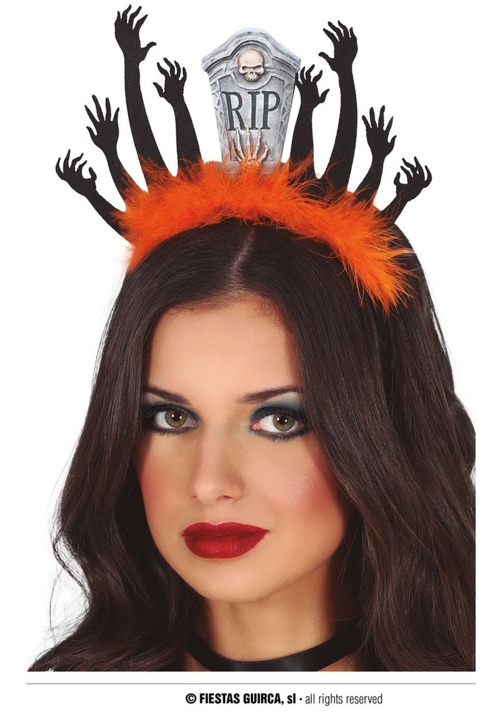 Halloween Zombie Tombstone Headband