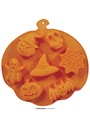 Halloween Silicone Mold For 7 Cookies - 26x23cm